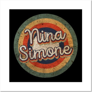 Nina Name Personalized Simone Vintage Retro 60s 70s Birthday Gift Posters and Art